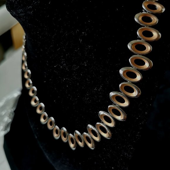 Skagen necklace-rose gold and sterling silver - Picture 2 of 3